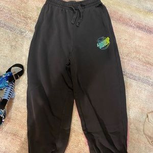 black cotton on sweatpants